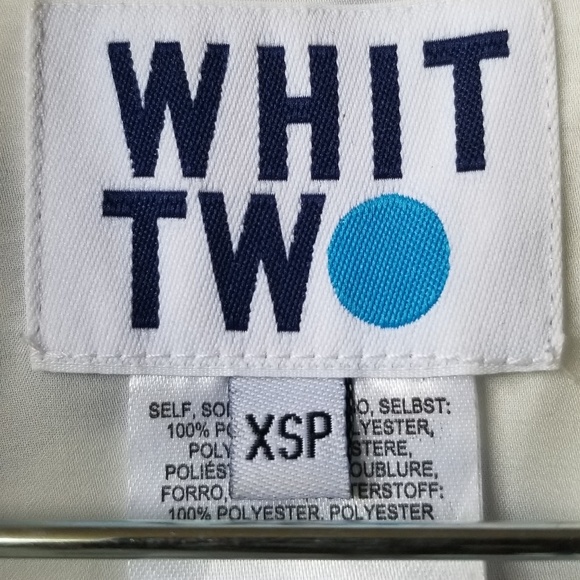 Whit Two Abstract Print Button Down Tunic Dress - Picture 3 of 7